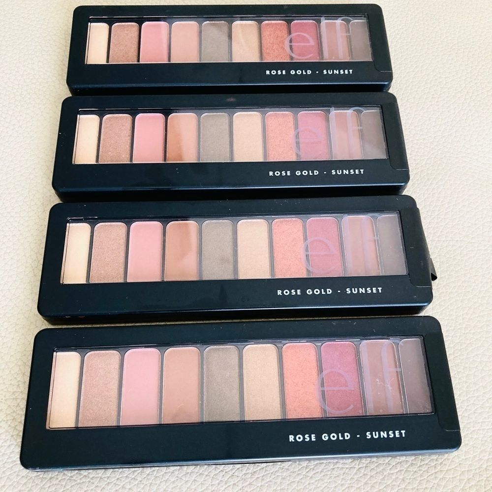 FREE WITH PURCHASE E.L.F. Makeup Palette Eyeshadow Warm Rose Gold Set